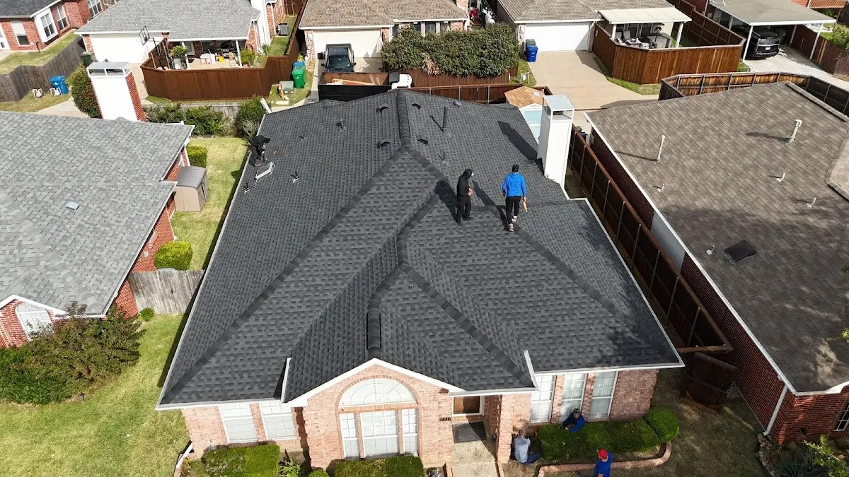 Commercial Roofing work in progress on a Fernandina Beach property